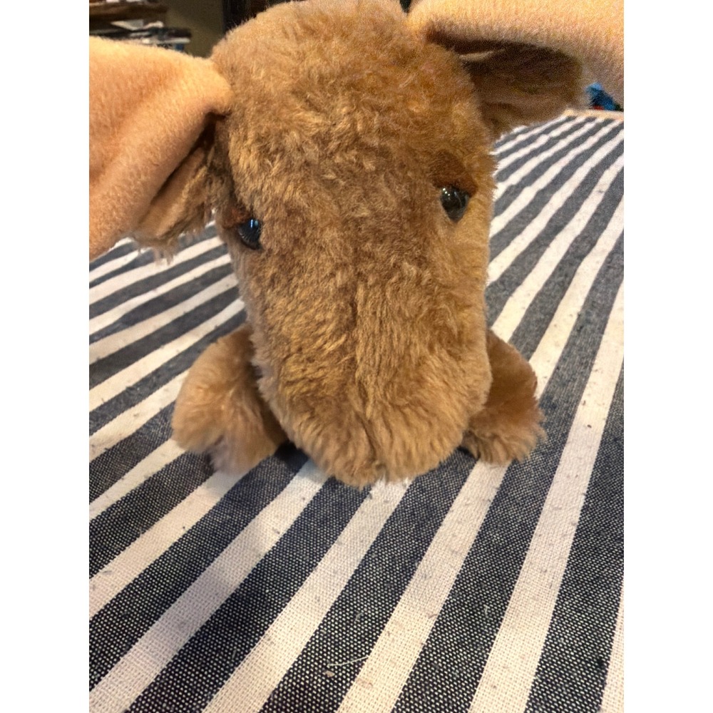 Vintage R Dakin Moose Plush Stuffed Animal Brown Woodland Toy San Francisco
